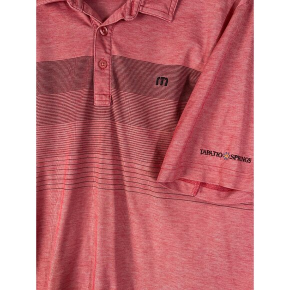 TRAVIS MATHEW Two Minute‎ Drill Polo Mens SZ L Pima Cotton Quick Dry Peru Golf - Picture 5 of 8